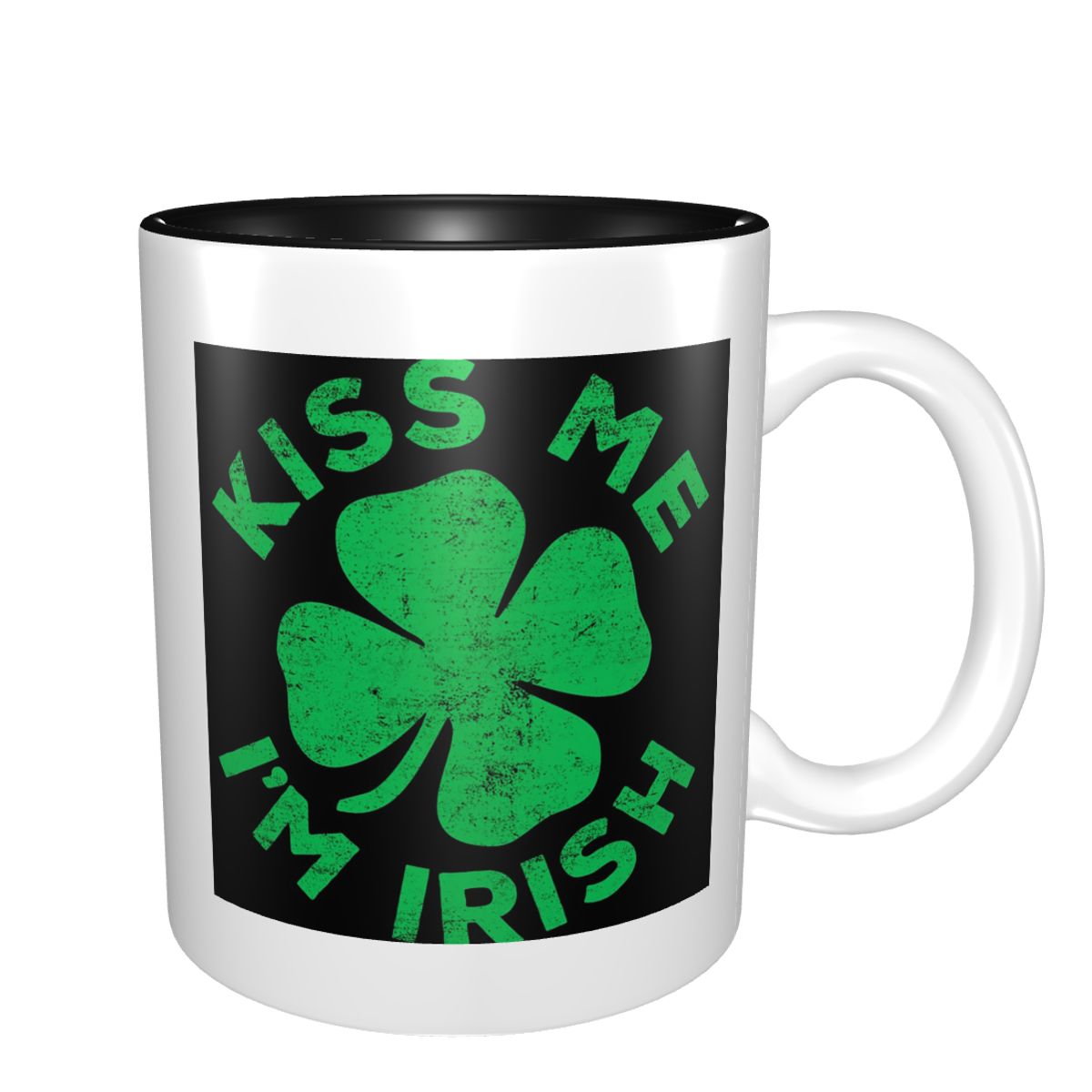 Coffee Tea And Me - Kiss Me I'm Irish Mug Funny