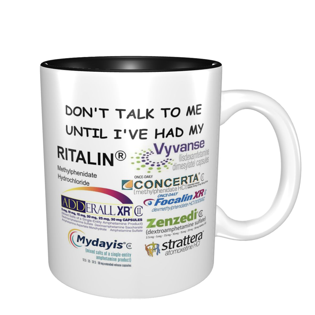 Coffee Tea And Me - Dont Talk To Me Mug Funny