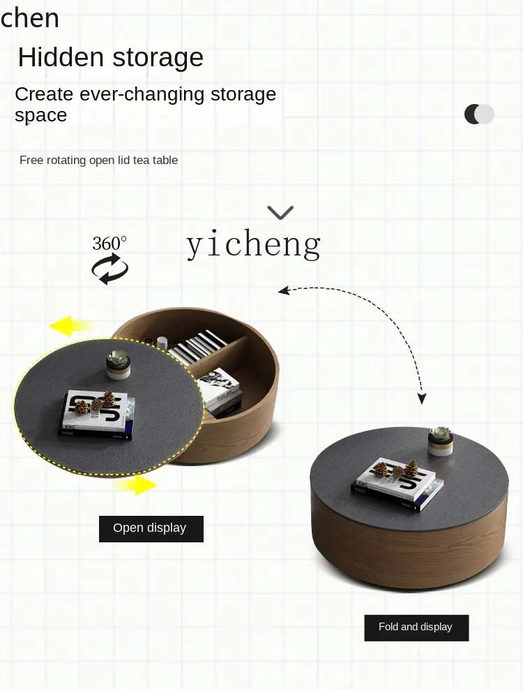 Tea & Coffee Quận 1 - i5.15 round Rotating Stone Plate Tea