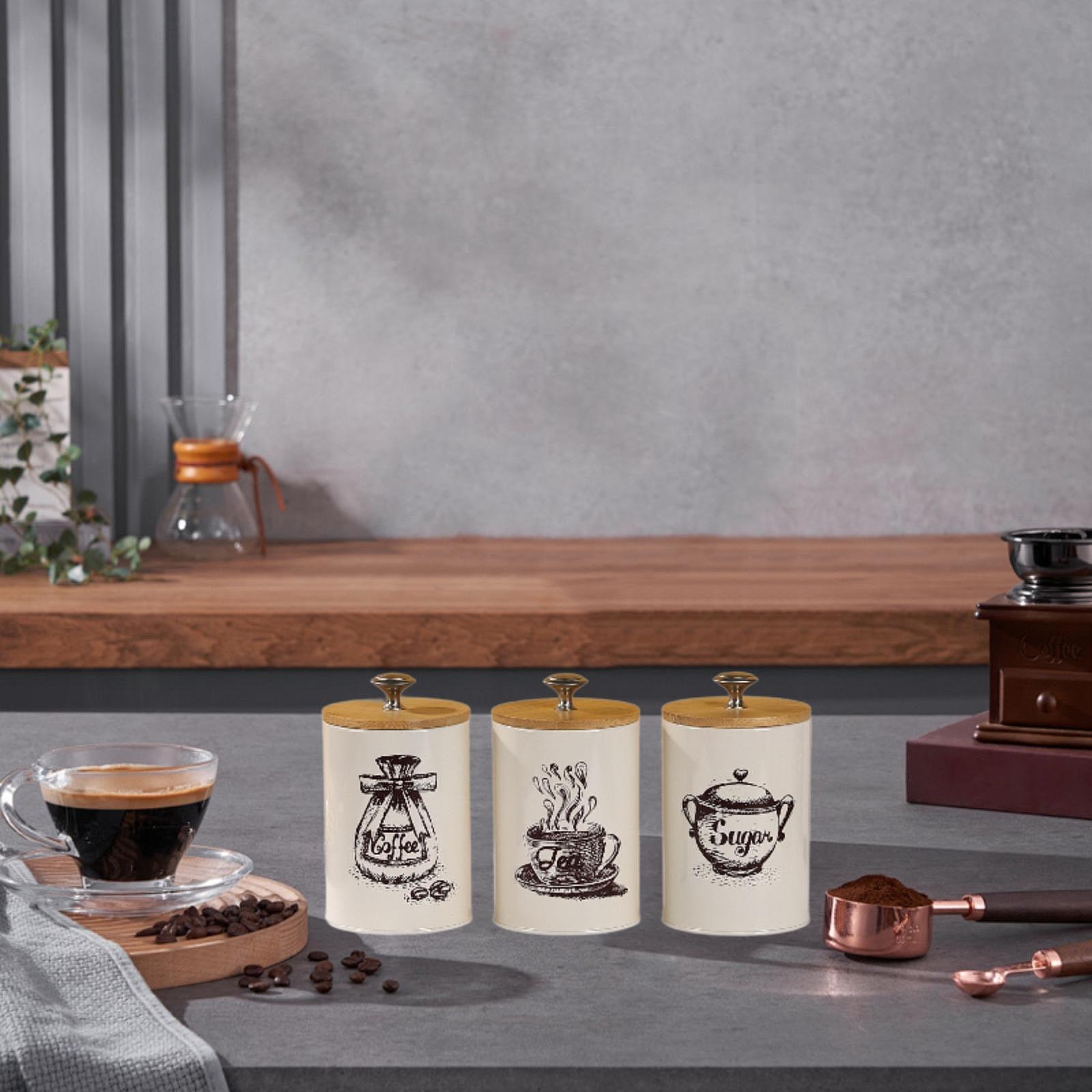 Farmhouse Coffee Tea Sugar Can - Coffee Tea Canister Set review and price