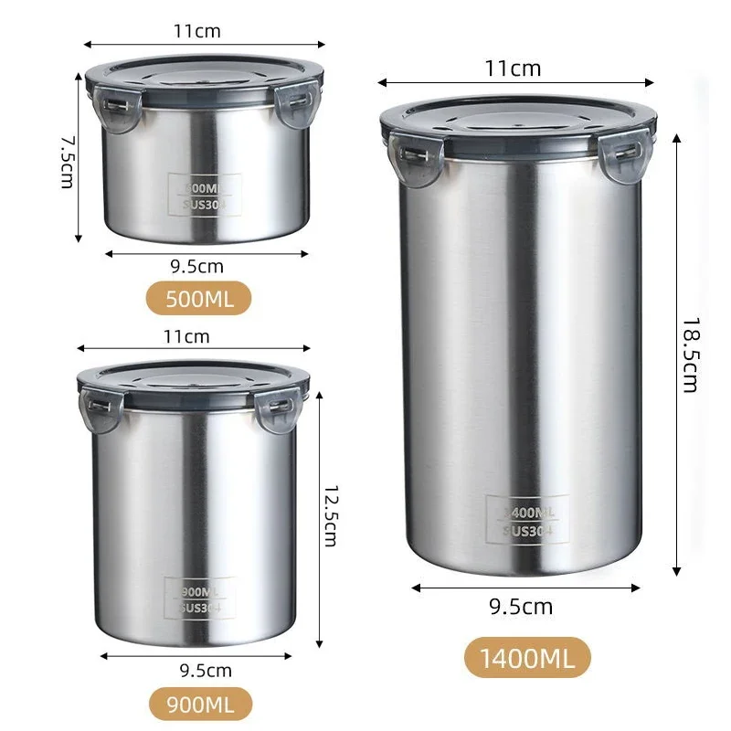 Stainless Steel Food Container - Coffee Tea Leaf And Bean review and price