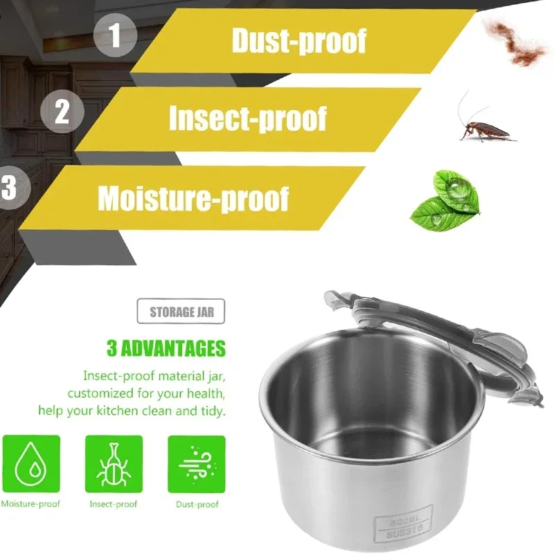 Stainless Steel Food Container - Coffee Tea Leaf And Bean review and price