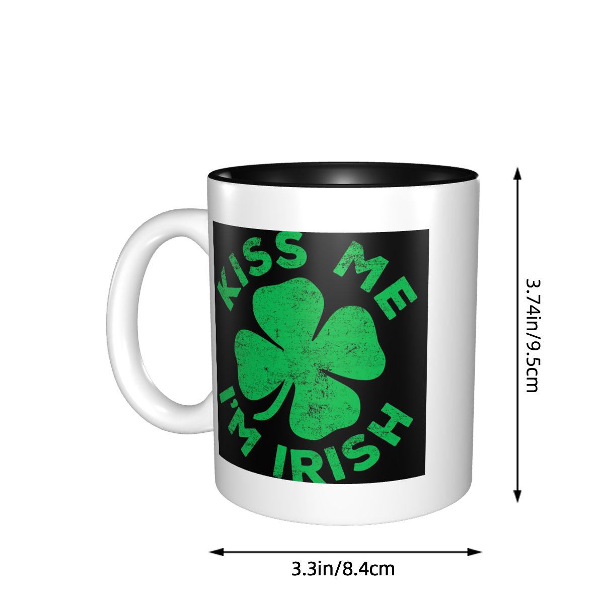 Kiss Me I'm Irish Mug Funny Ce - Coffee Tea And Me review and price