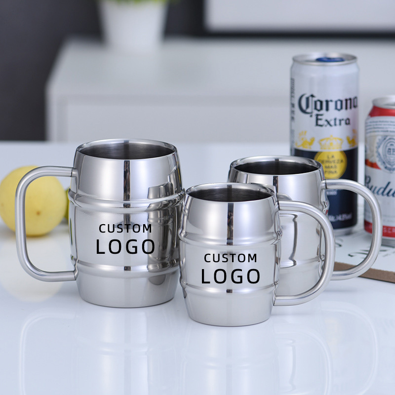 Stainless Steel Beer Cup Laser - Coffee Tea Friends review and price