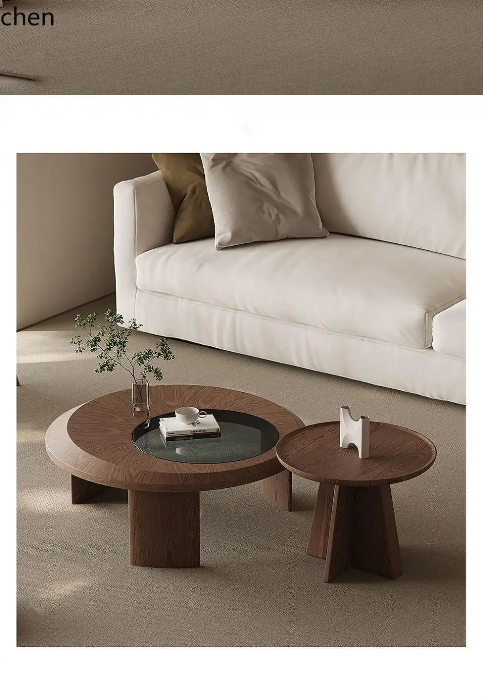 b11-7.2 Walnut Tea Table Combi - Tea & Coffee Quận 1 review and price