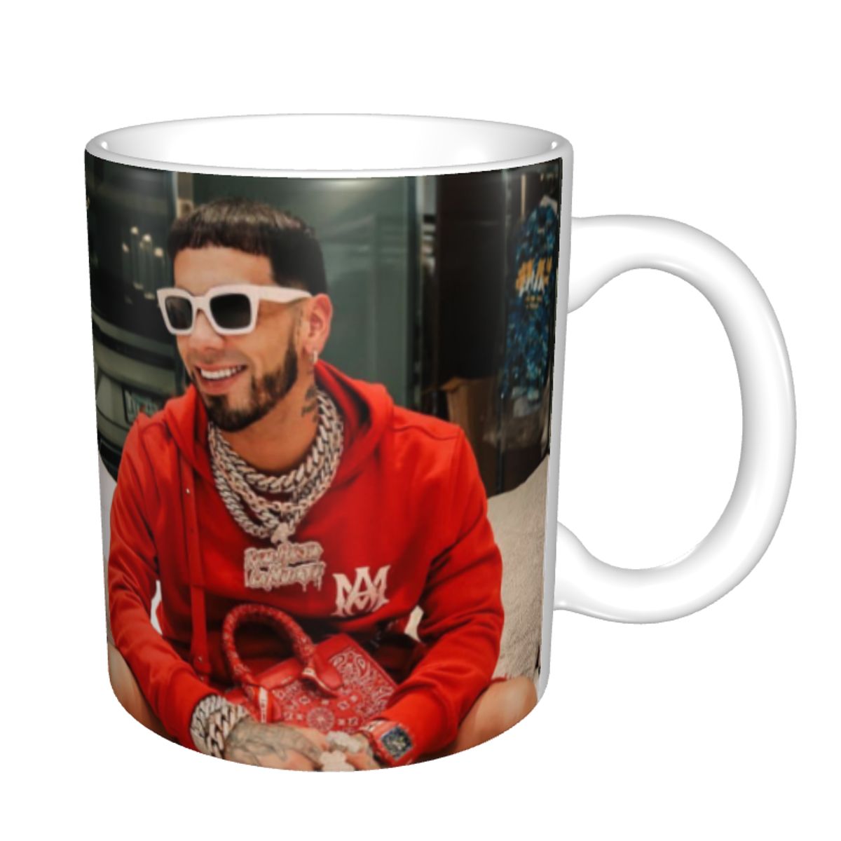 Anuel AA Ceramic Magic Cups 35 - Coffee Tea Friends review and price