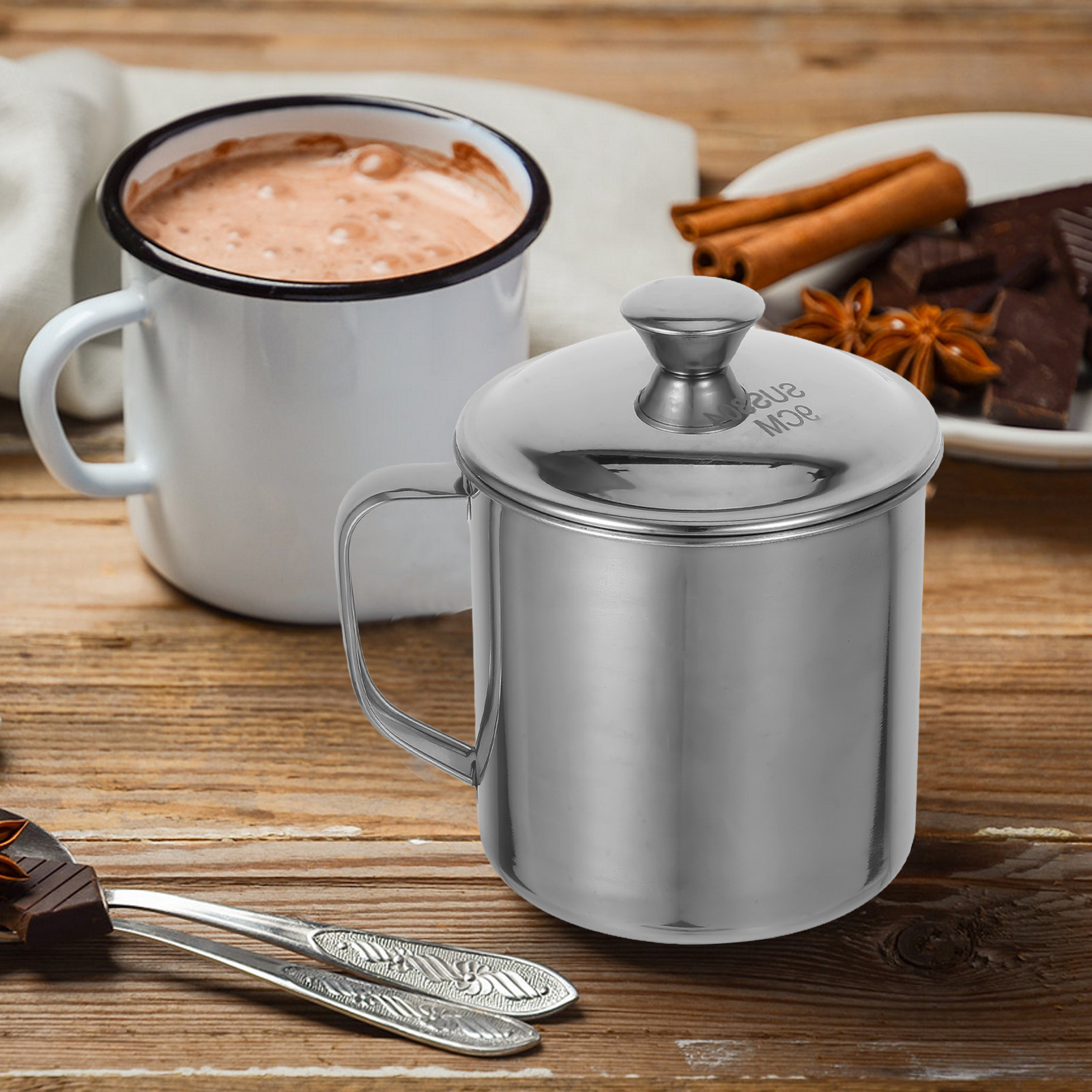 Stainless Steel Cup Double Lay - Coffee Tea & Company review and price
