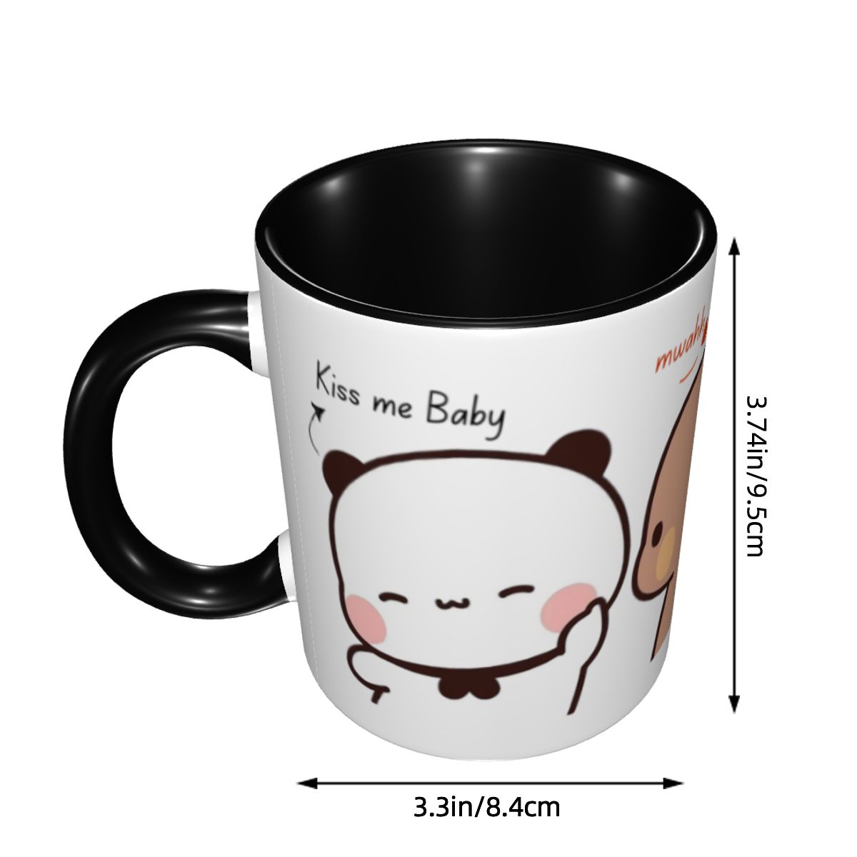Personalized Kiss Me Baby Mwah - Coffee Tea And Me review and price