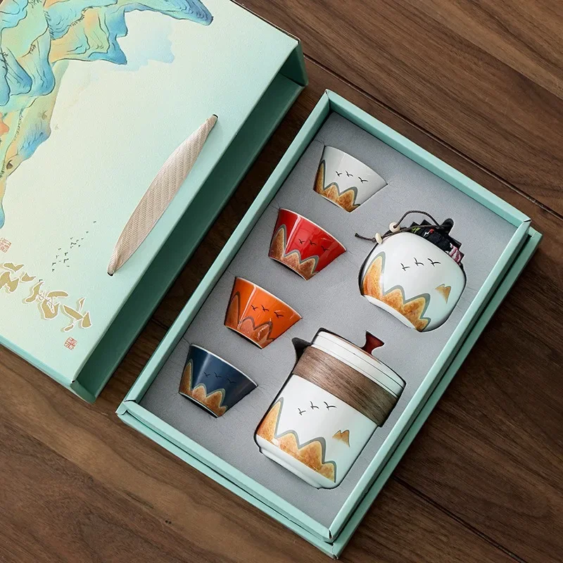 Gift Box,Chinese Style Ceramic - Coffee Tea Canister Set review and price
