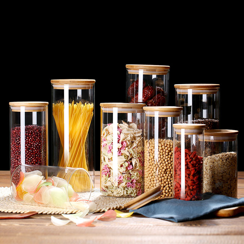 Glass Food Storage Jars with A - Coffee Tea Leaf And Bean review and price