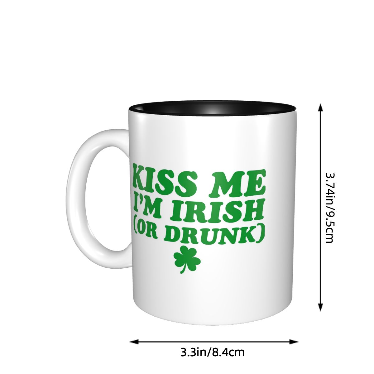 Kiss Me I'm Irish Mug Funny Ce - Coffee Tea And Me review and price