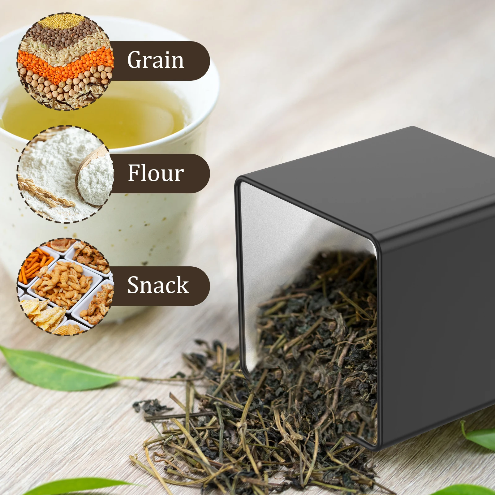 3Pcs Set 500ml Tea Sugar Coffe - Coffee Tea Canister Set review and price