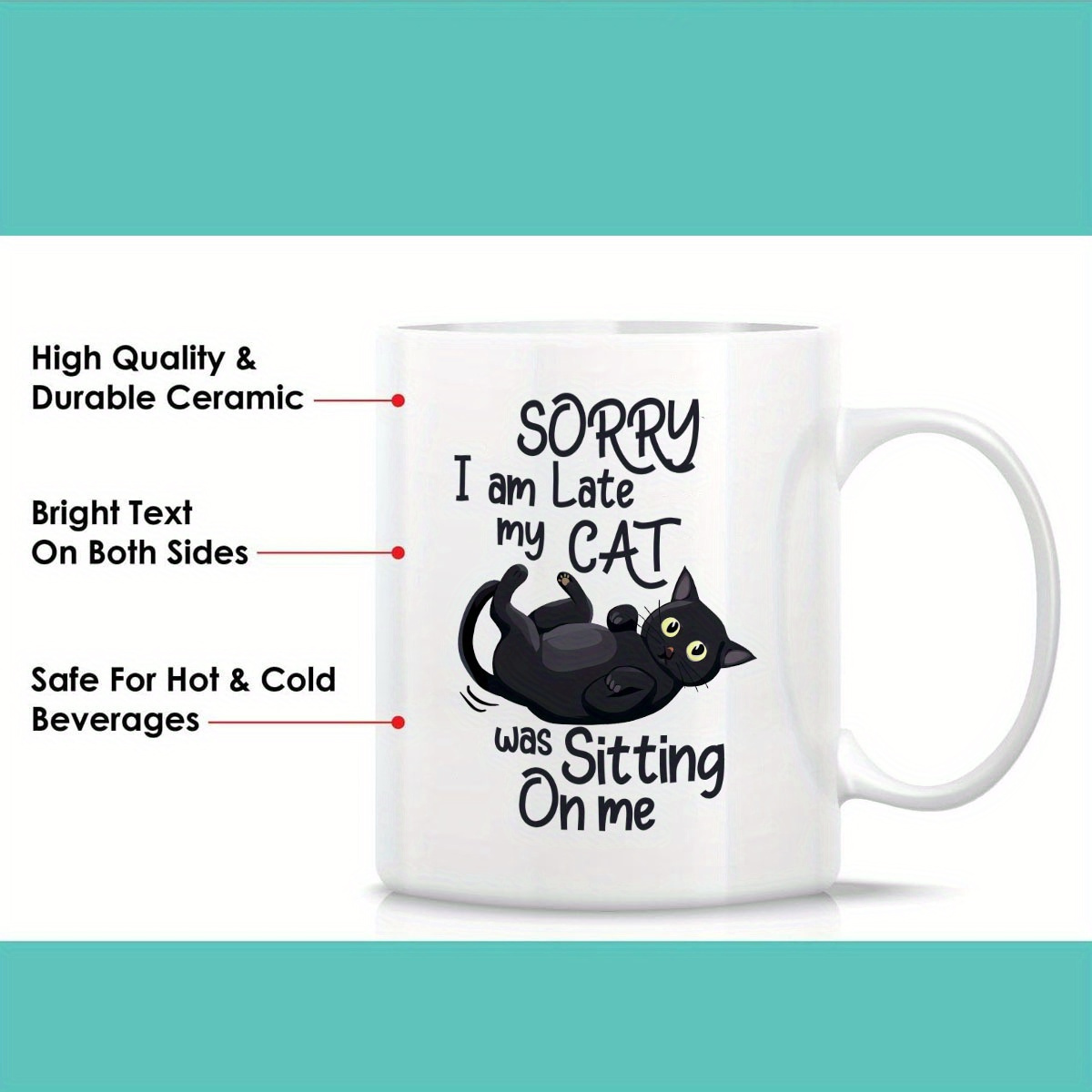1 Funny Cat Shaped Ceramic Mug - Coffee Tea And Me review and price