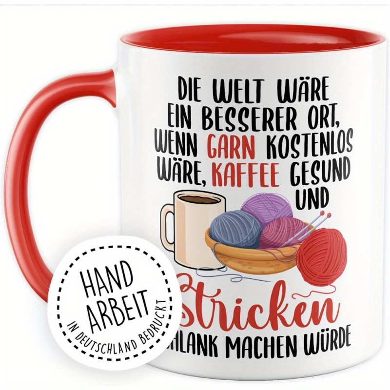 1 Funny Knitting Mug - 