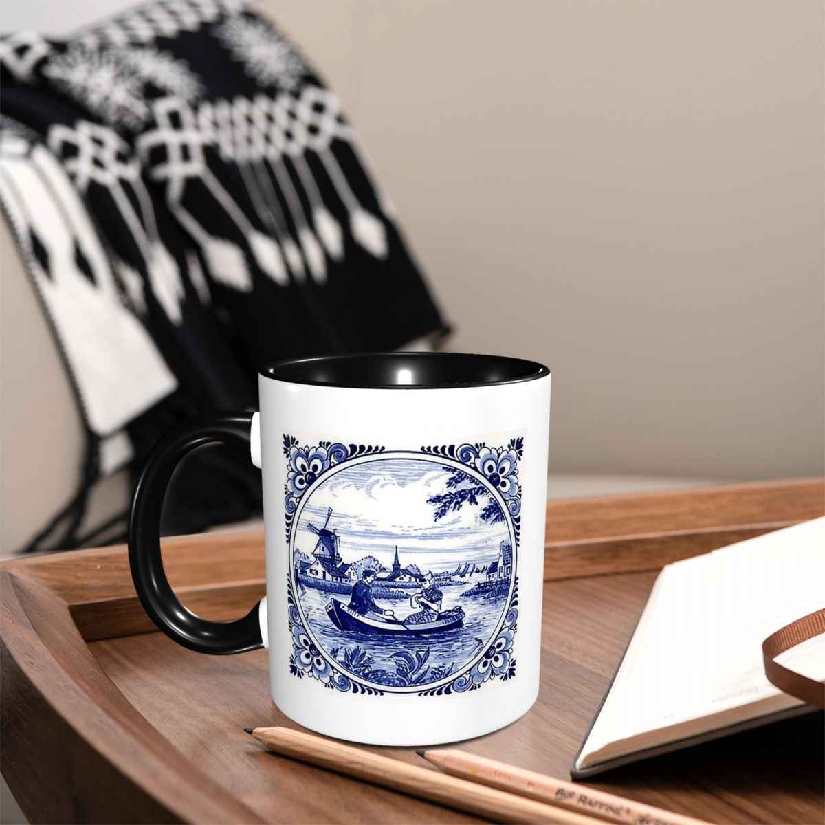 Dutch Blue Delft Windmill Chur - Coffee Tea Friends review and price
