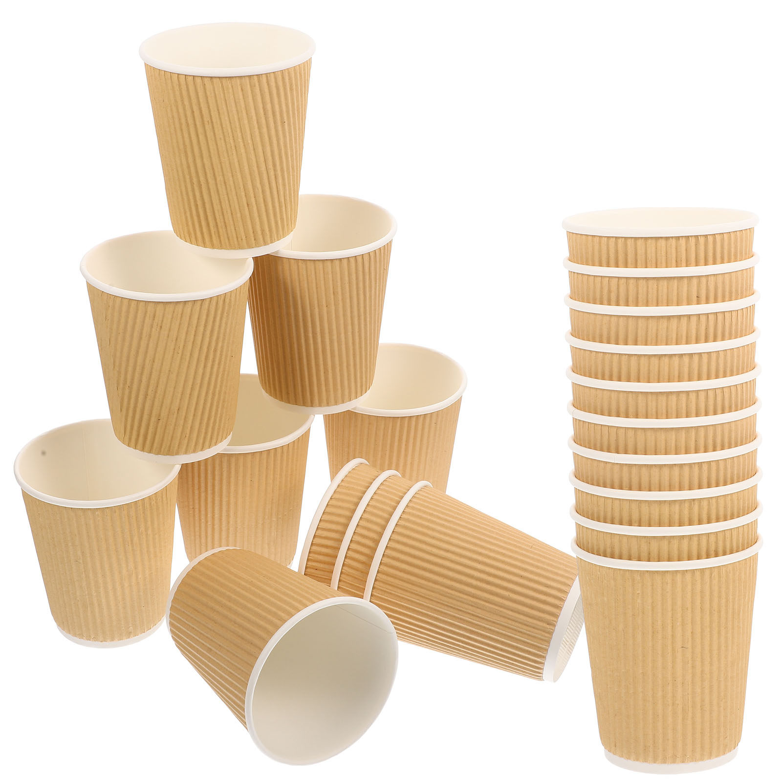 50Pcs Double-Wall Disposable P - Wallpaper Coffee And Tea review and price